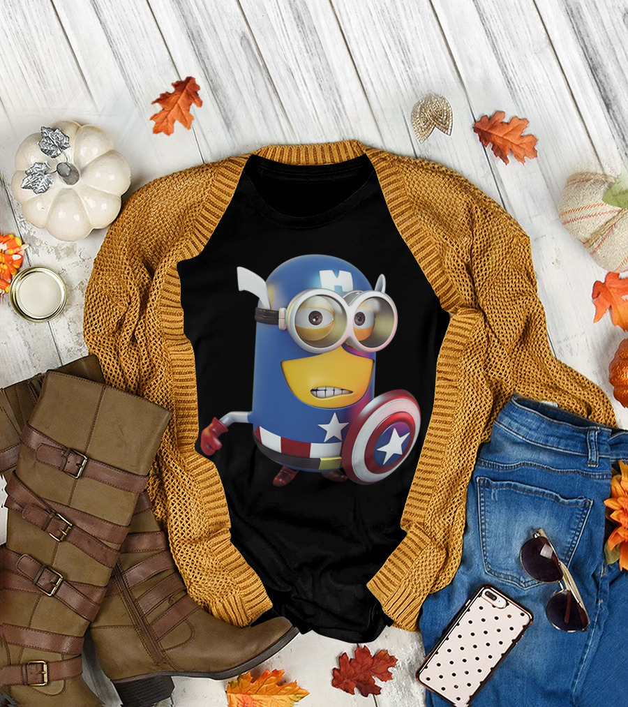 Minion Captain America T-Shirt