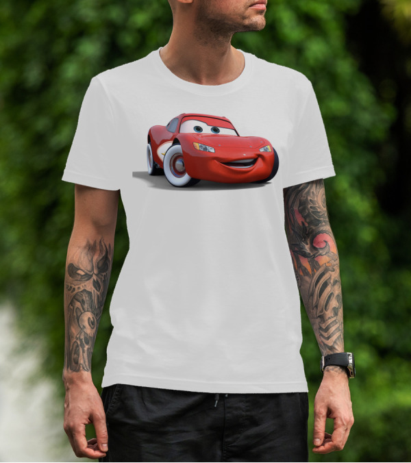 Lightning McQueen Pixar Cars Character T-Shirt