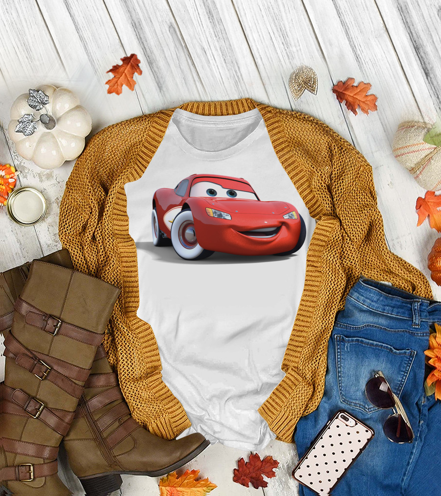 Lightning McQueen Pixar Cars Character T-Shirt