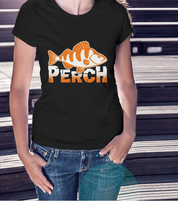 PERCH Fish Orange T-Shirt