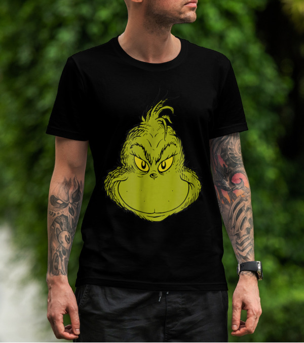 Dr Seuss Grinch Iconic Face Classic T-Shirt