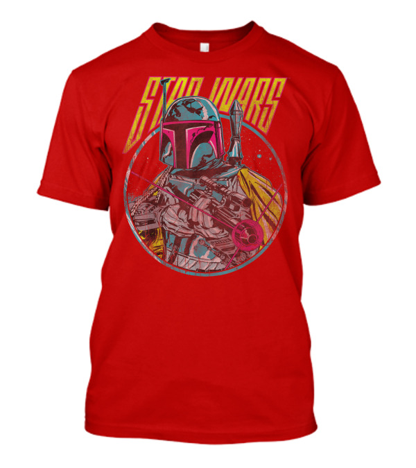 Star Wars Neon Boba Fett Blaster T-Shirt