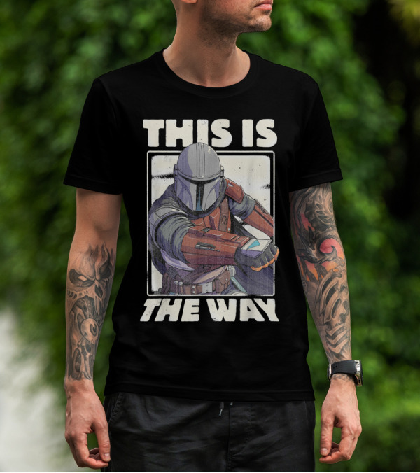 The Mandalorian This Is The Way Star Wars Action Pose T-Shirt