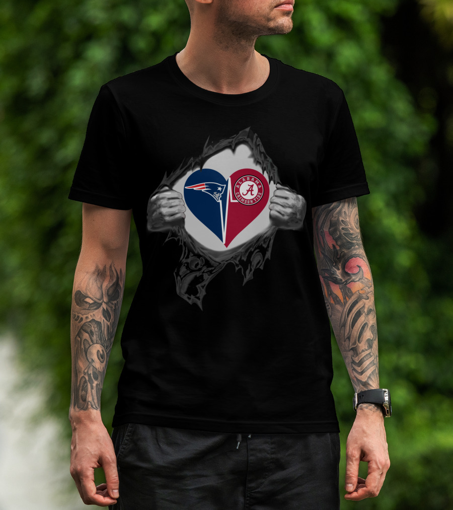 Patriots Heart Alabama Crimson Tide Fan Loyalty T-Shirt