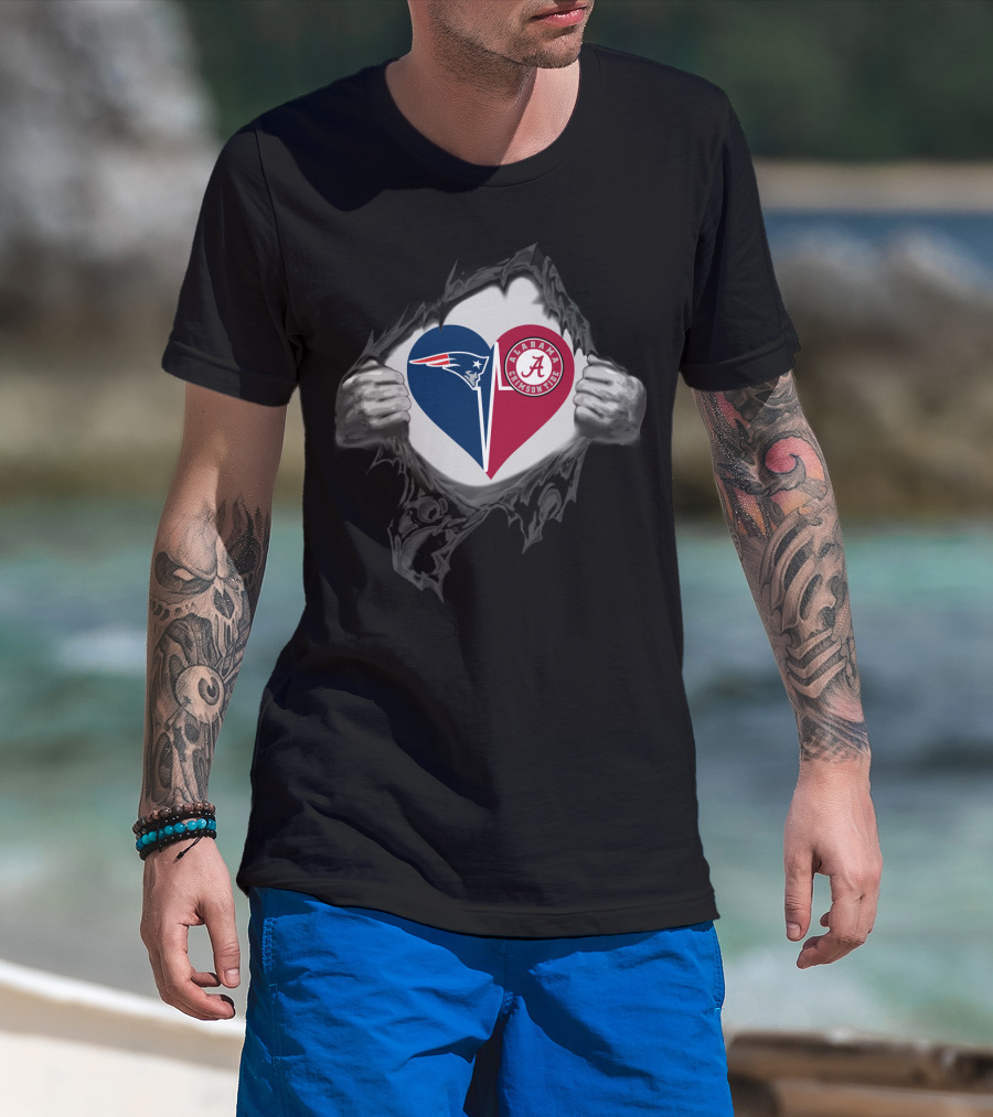 Patriots Heart Alabama Crimson Tide Fan Loyalty T-Shirt
