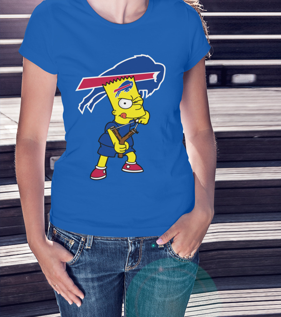Bills Bart Simpson Buffalo Bills Nfl T-Shirt
