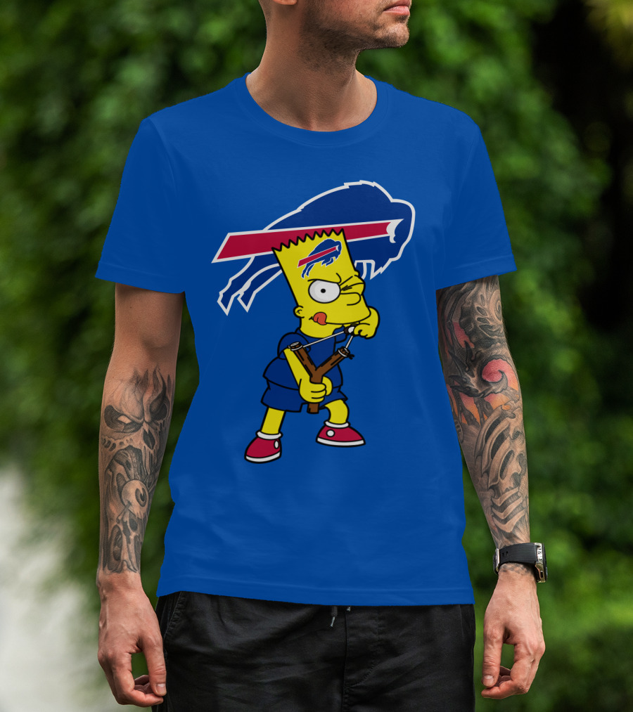 Bills Bart Simpson Buffalo Bills Nfl T-Shirt
