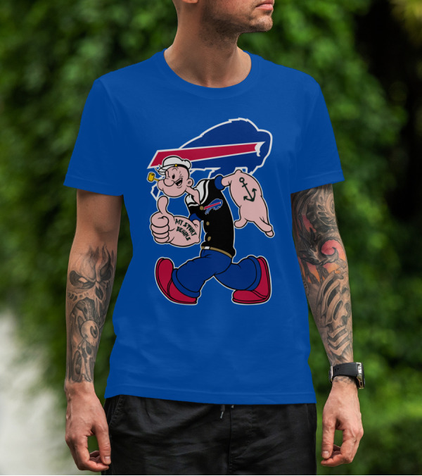 Buffalo Bills Popeye My Spirit Beanie T-Shirt