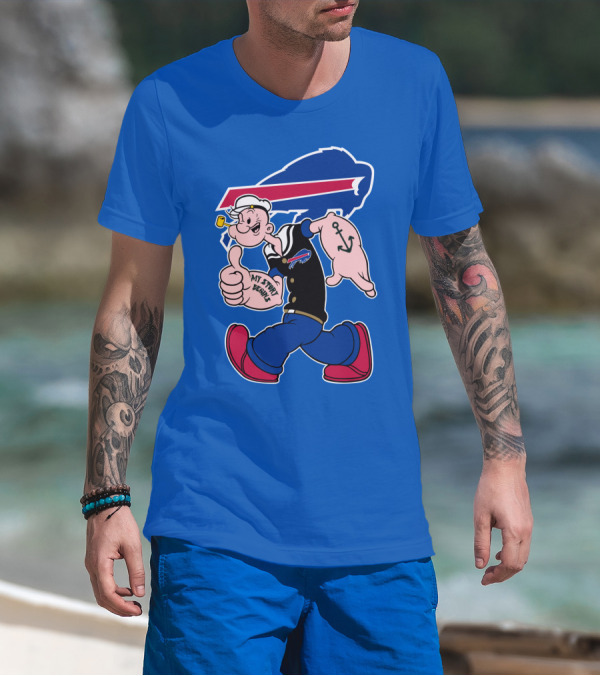 Buffalo Bills Popeye My Spirit Beanie T-Shirt
