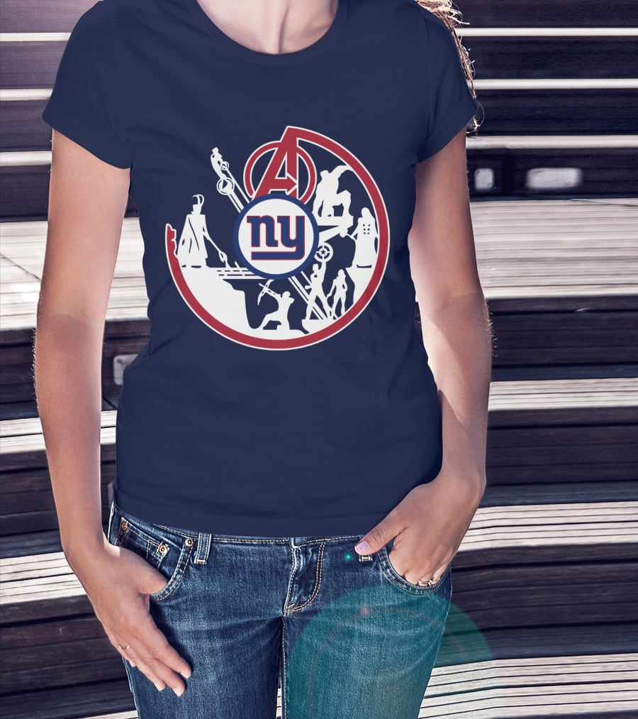 Ny Giants Avengers Crossover T-Shirt