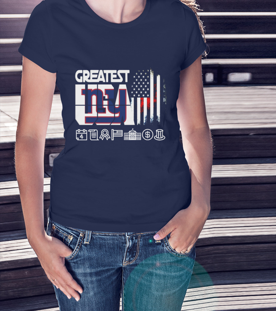 Greatest Ny American Icons And Symbols Collection T-Shirt
