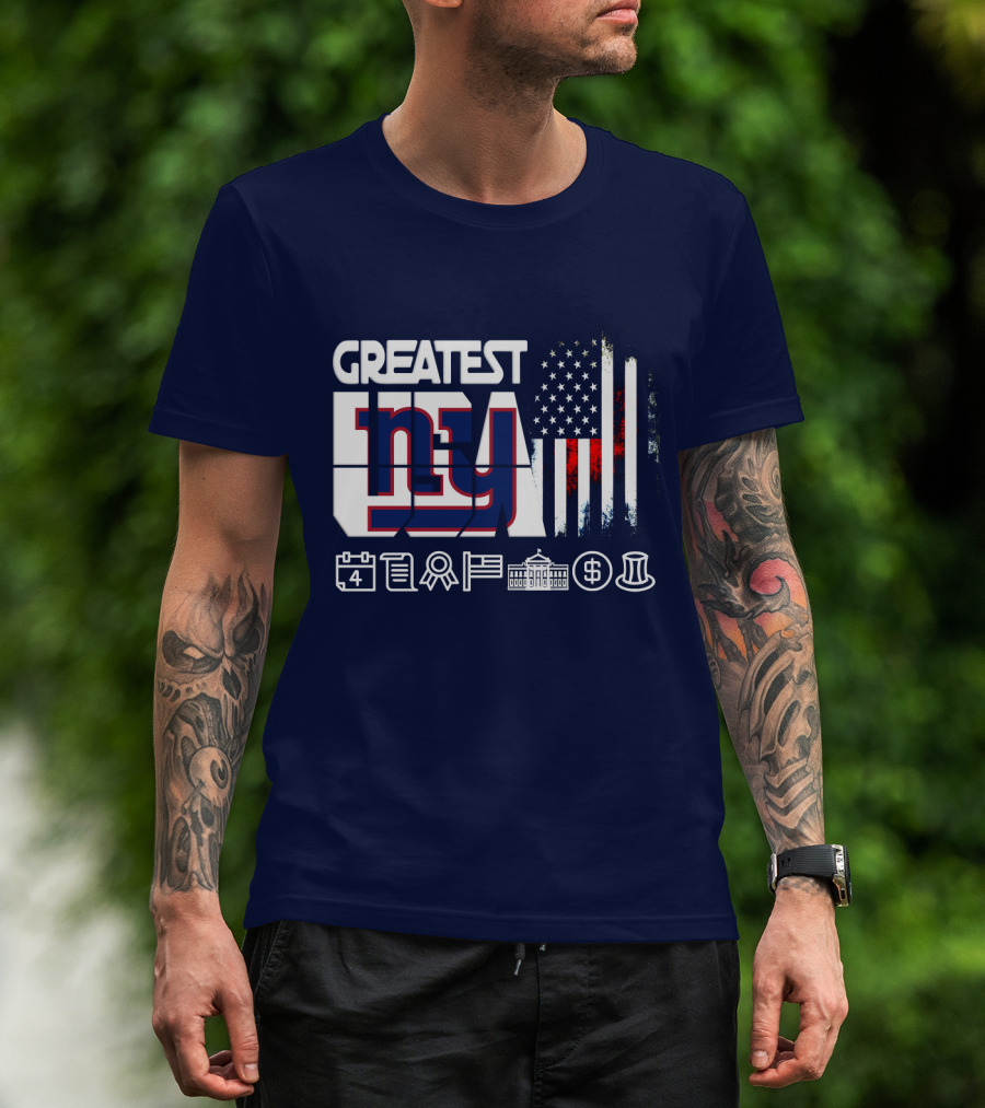 Greatest Ny American Icons And Symbols Collection T-Shirt