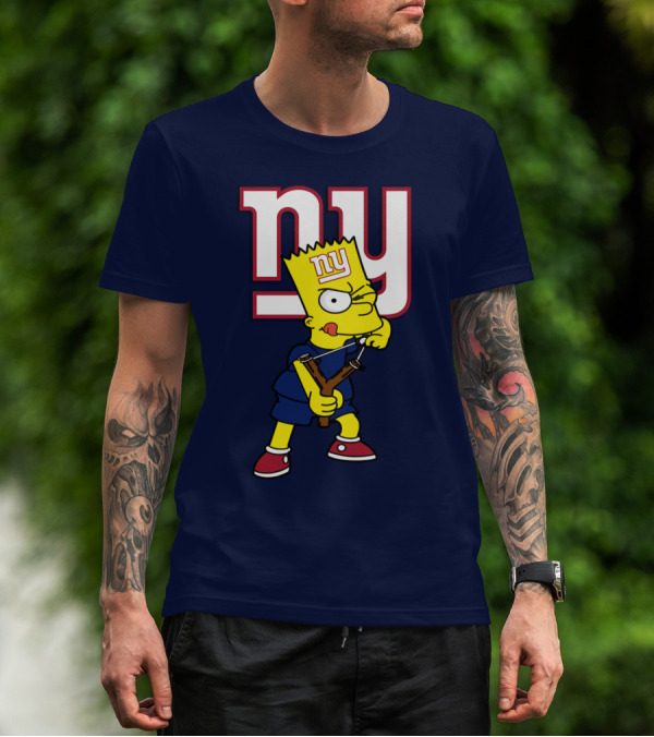 Ny Giants Bart Slingshot T-Shirt