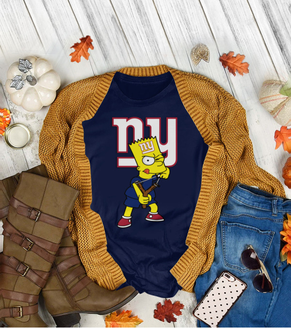 Ny Giants Bart Slingshot T-Shirt
