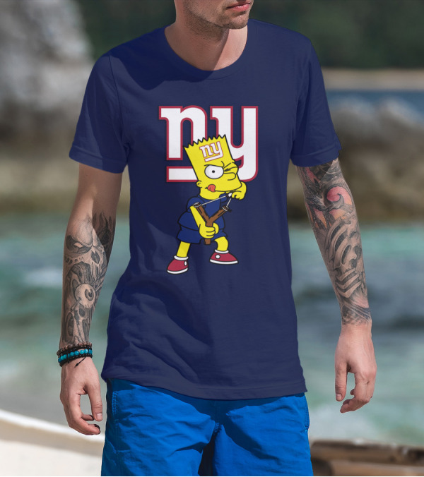 Ny Giants Bart Slingshot T-Shirt