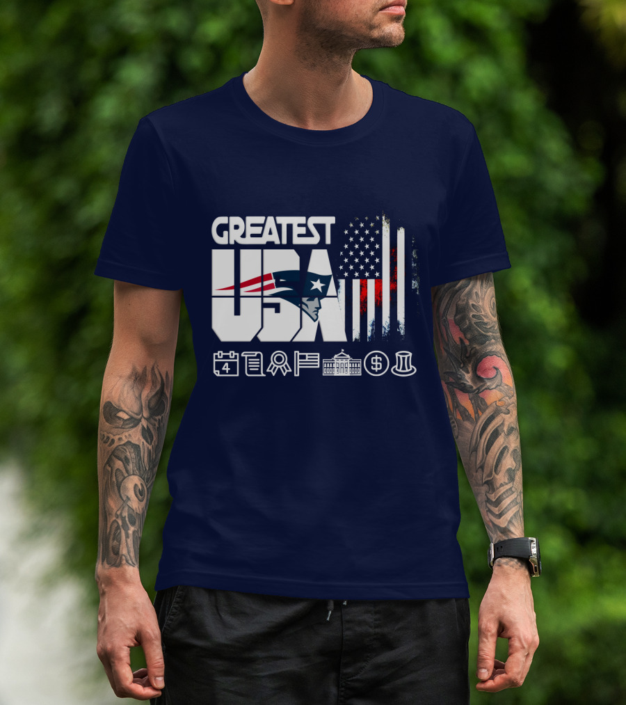 Greatest Usa New England Patriots American Icons T-Shirt
