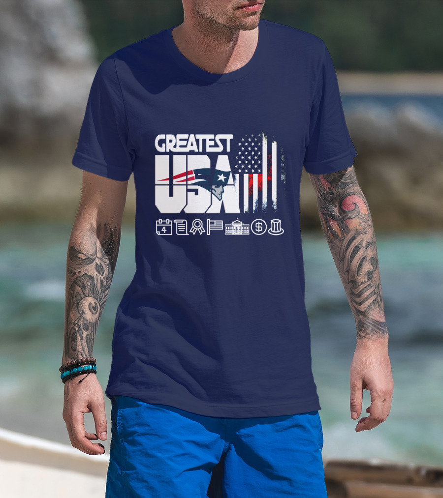 Greatest Usa New England Patriots American Icons T-Shirt
