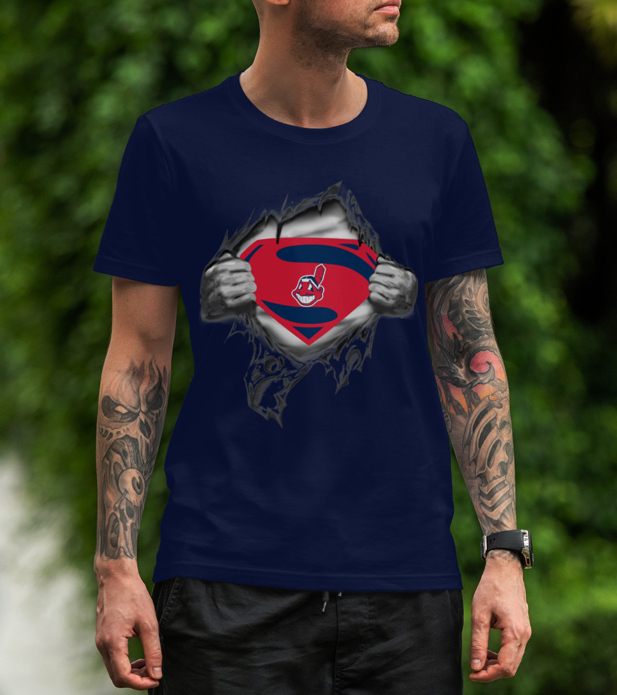 Superman Cleveland Indians T-Shirt