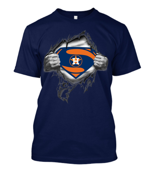Superman Style Houston Astros Symbol T-Shirt