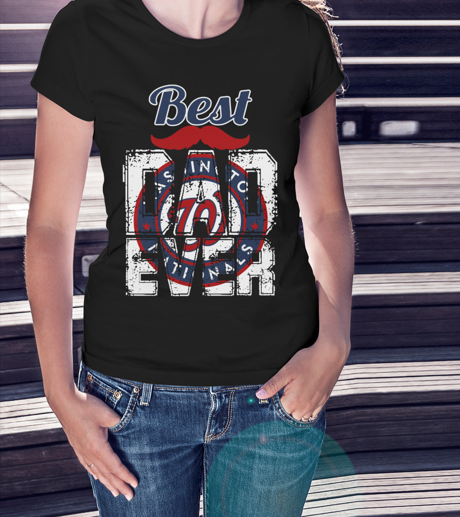 Best Washington Nationals Dad Ever T-Shirt