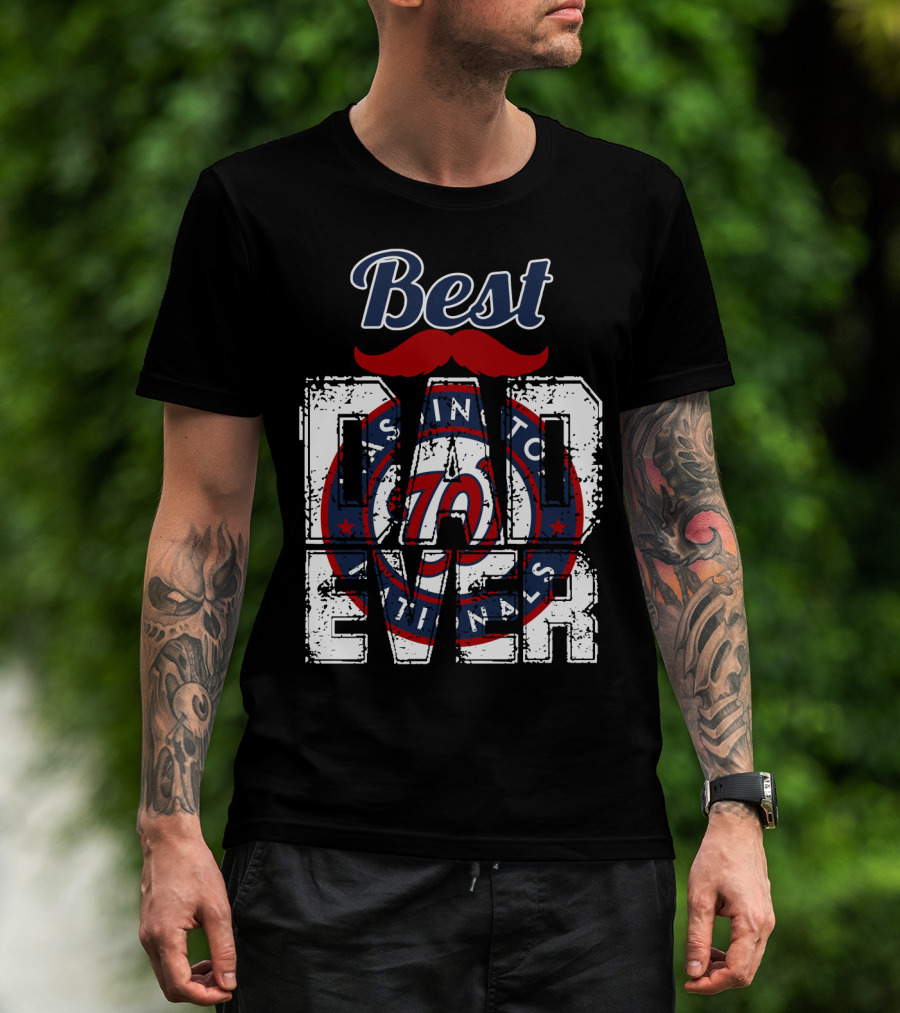 Best Washington Nationals Dad Ever T-Shirt