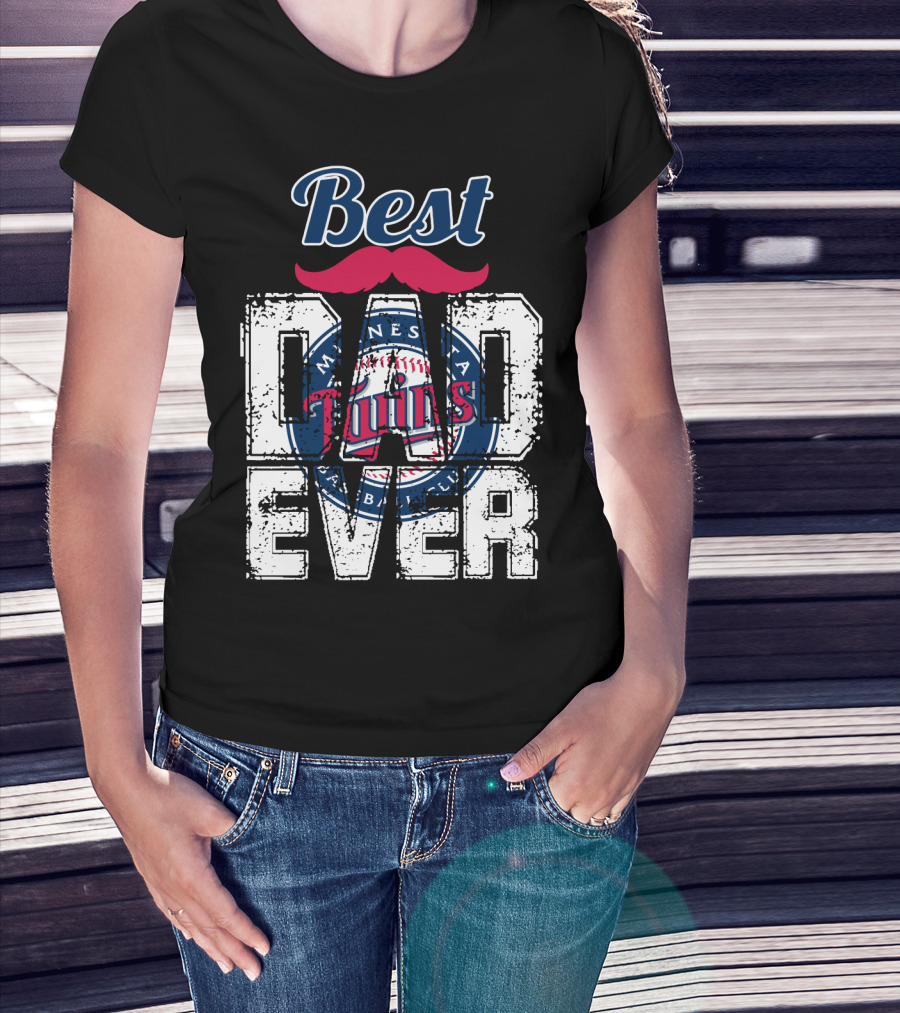 Best Minnesota Twins Dad Ever T-Shirt