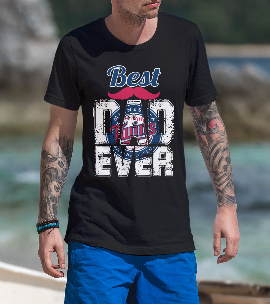 Best Minnesota Twins Dad Ever T-Shirt