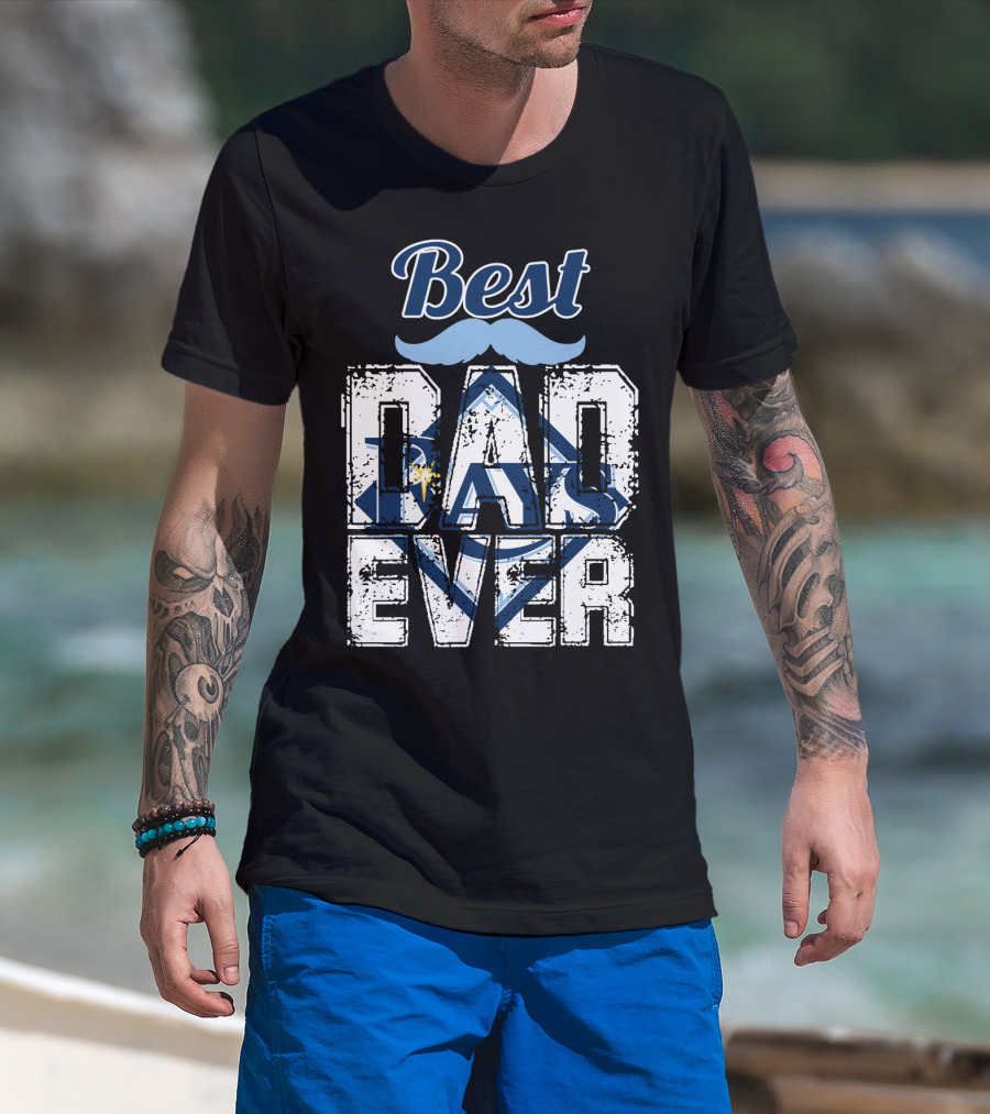 Best Dad Ever Rays T-Shirt