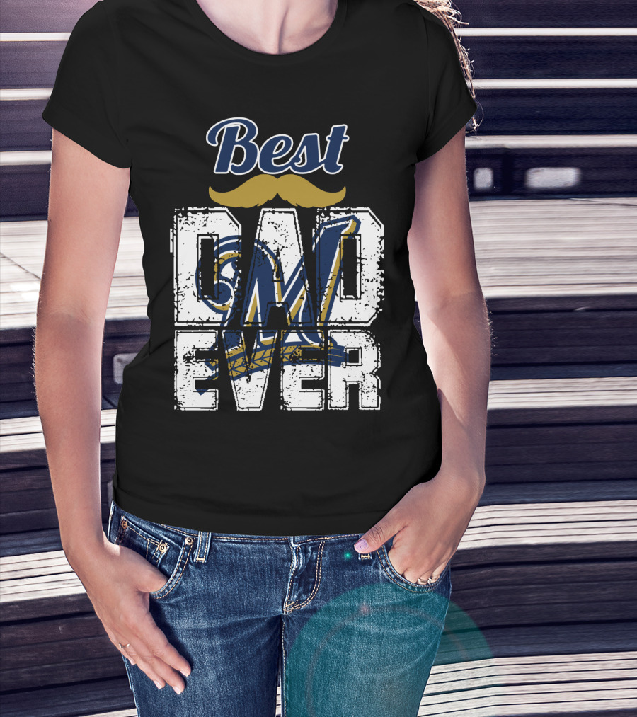 Best Dad Ever Brewers M T-Shirt