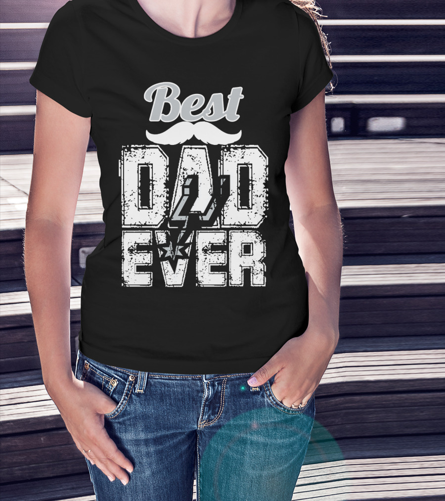Best Dad Ever Spurs T-Shirt