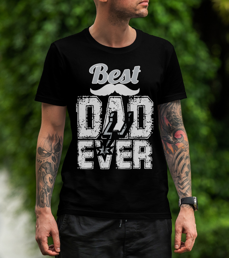 Best Dad Ever Spurs T-Shirt
