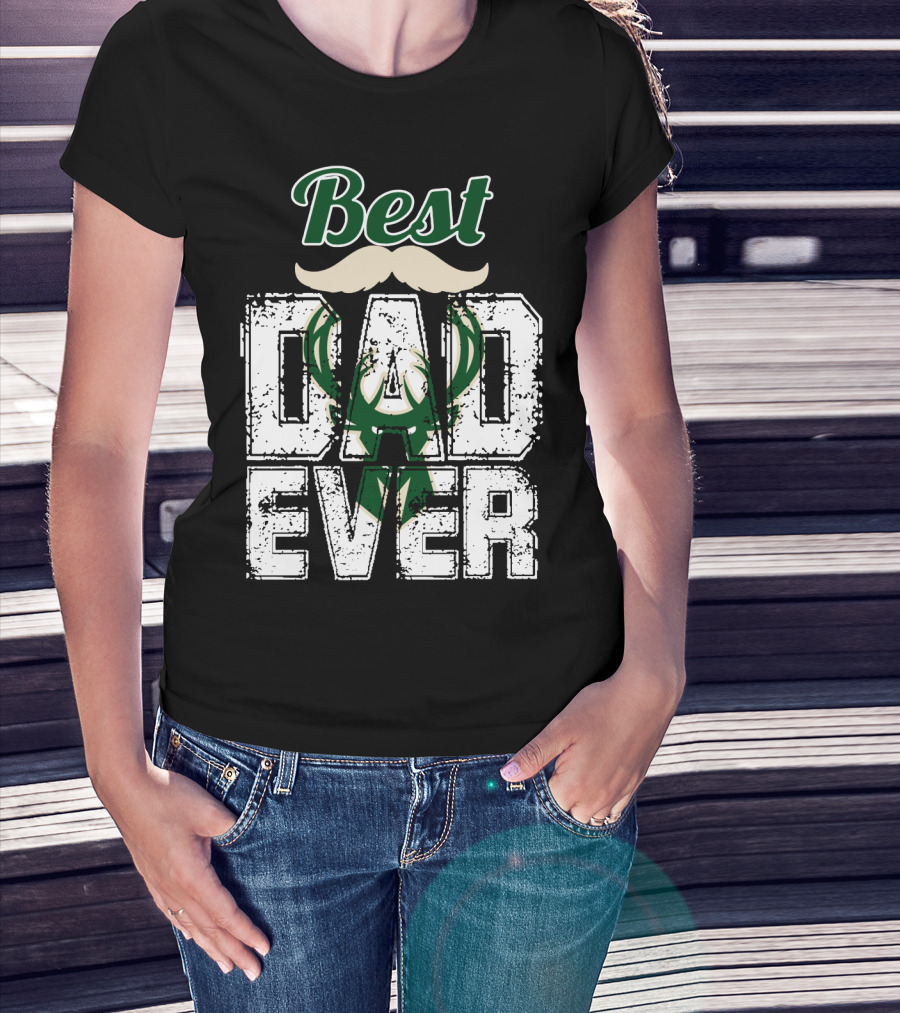 Best Dad Ever Bucks T-Shirt
