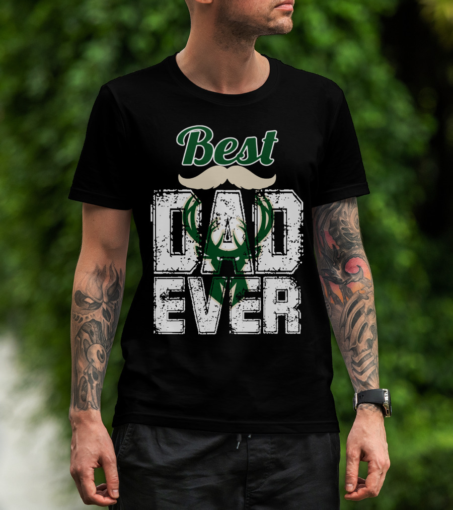 Best Dad Ever Bucks T-Shirt