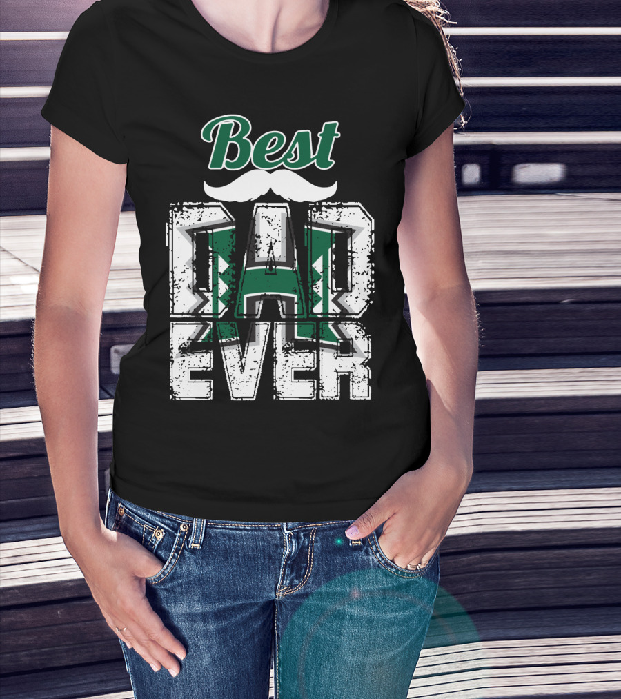 Best Dad Ever Hawaii Rainbow Warriors T-Shirt