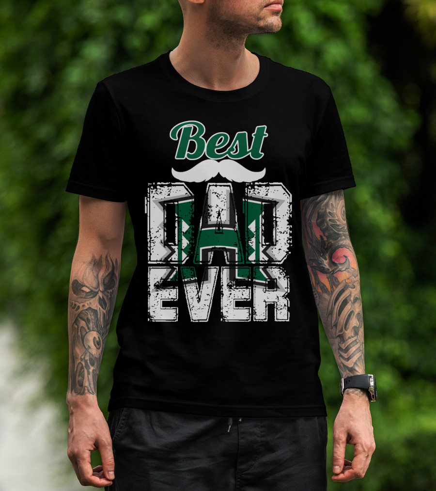 Best Dad Ever Hawaii Rainbow Warriors T-Shirt