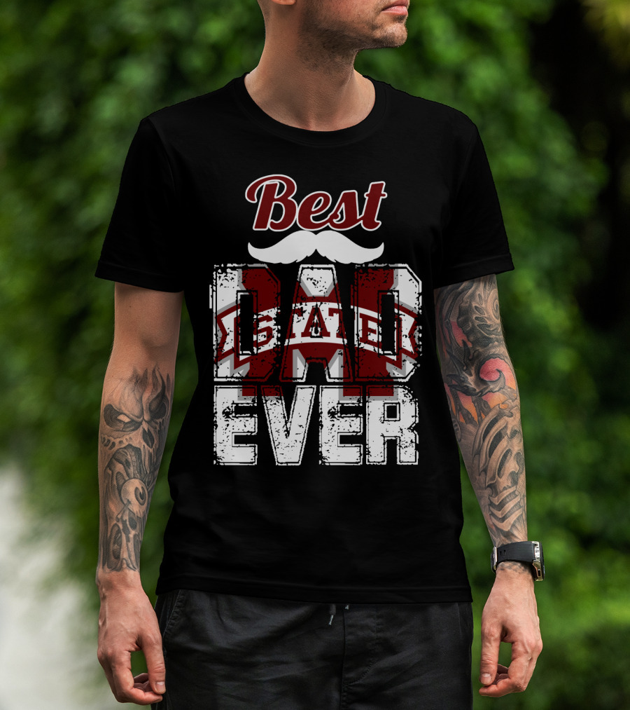 Best Mississippi State Bulldogs Dad Ever T-Shirt