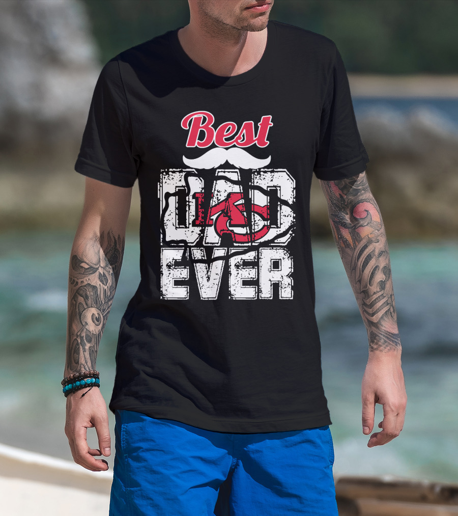 Best Dad Ever Chiefs T-Shirt