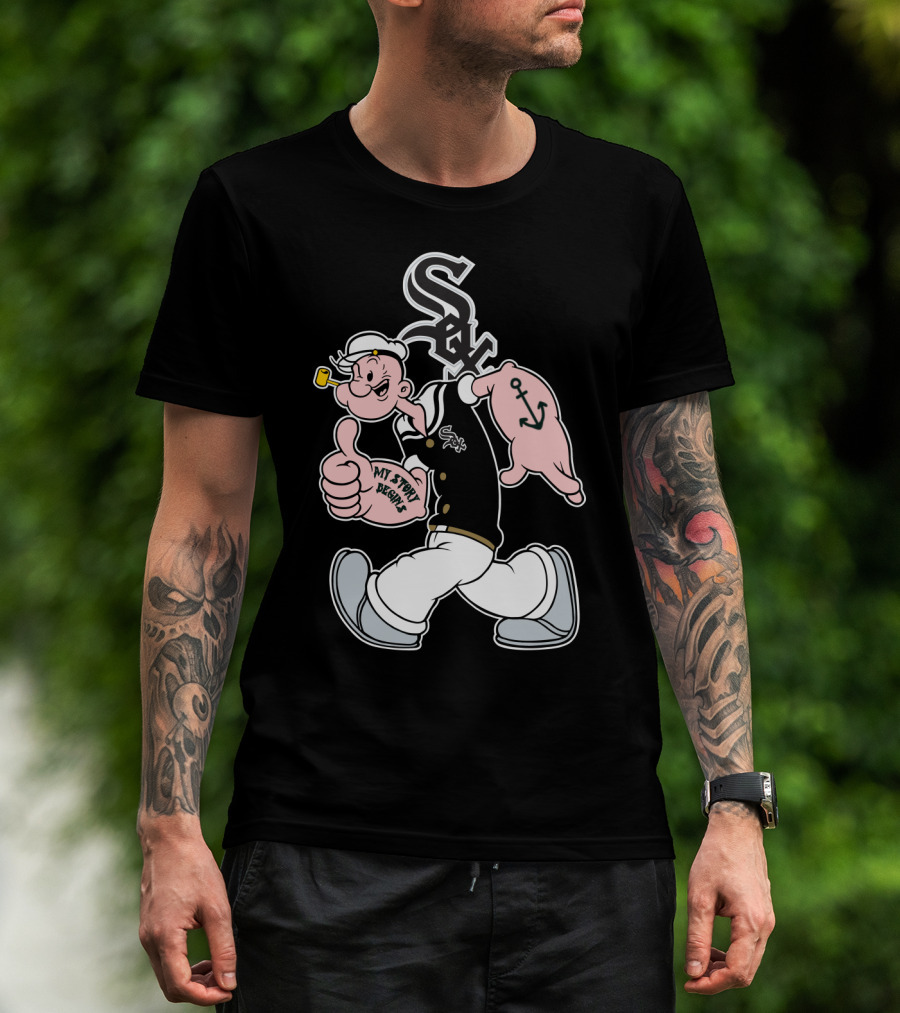 Chicago White Sox Popeye Mashup T-Shirt