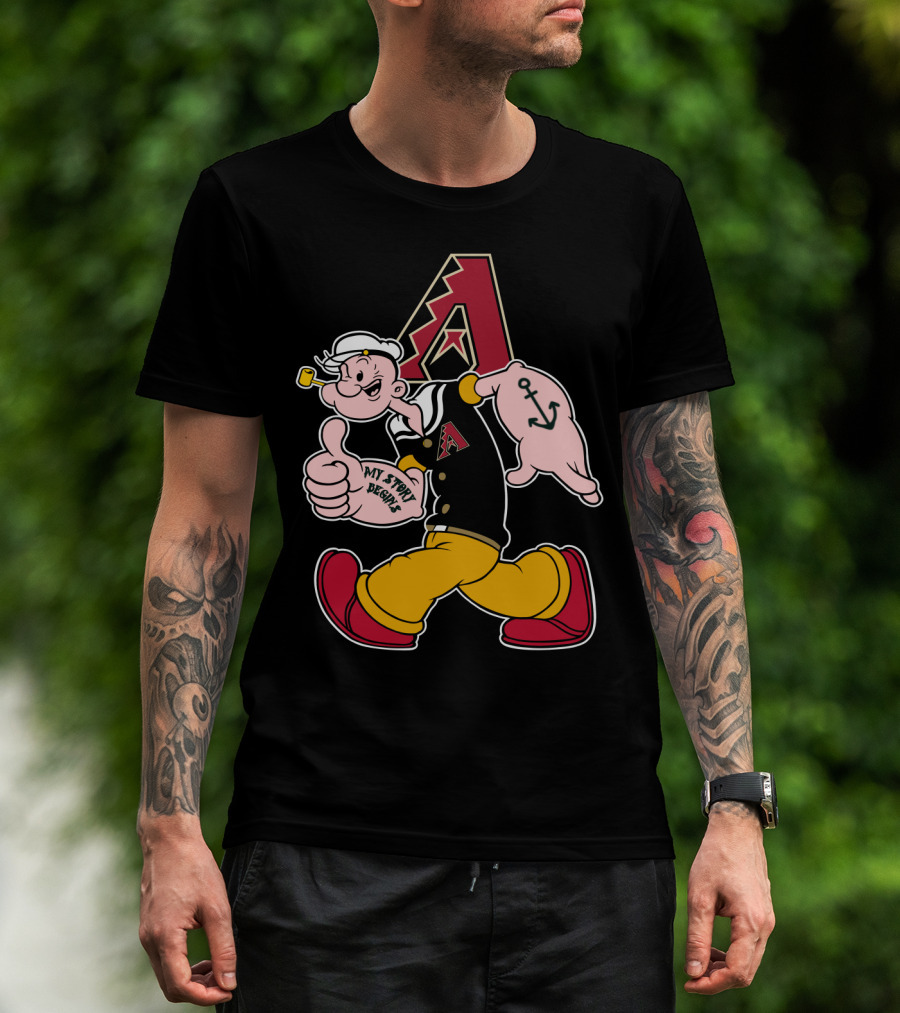 Arizona Diamondbacks A Popeye My Story Begins T-Shirt
