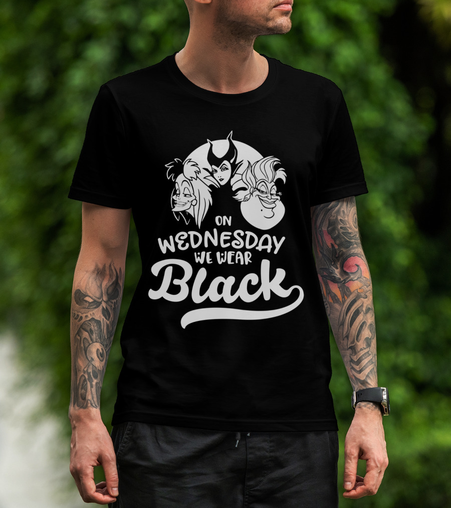 On Wednesday We Wear Black Villains T-Shirt