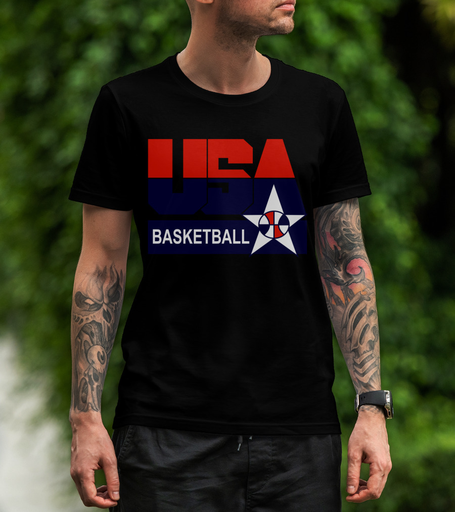 Usa Basketball Star Icon T-Shirt