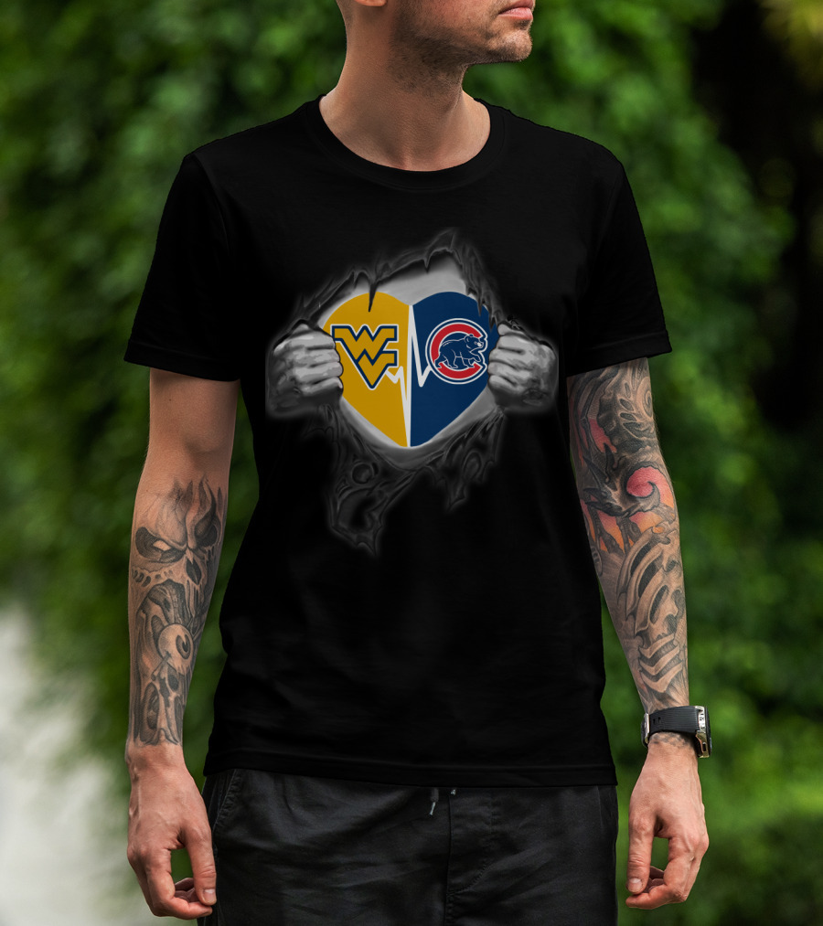 Wv Cubs Heart Mountaineers T-Shirt