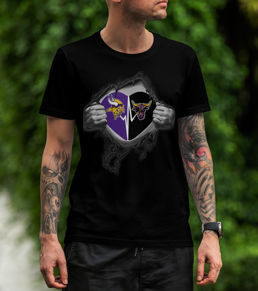 Vikings Mankato Mavericks Split T-Shirt
