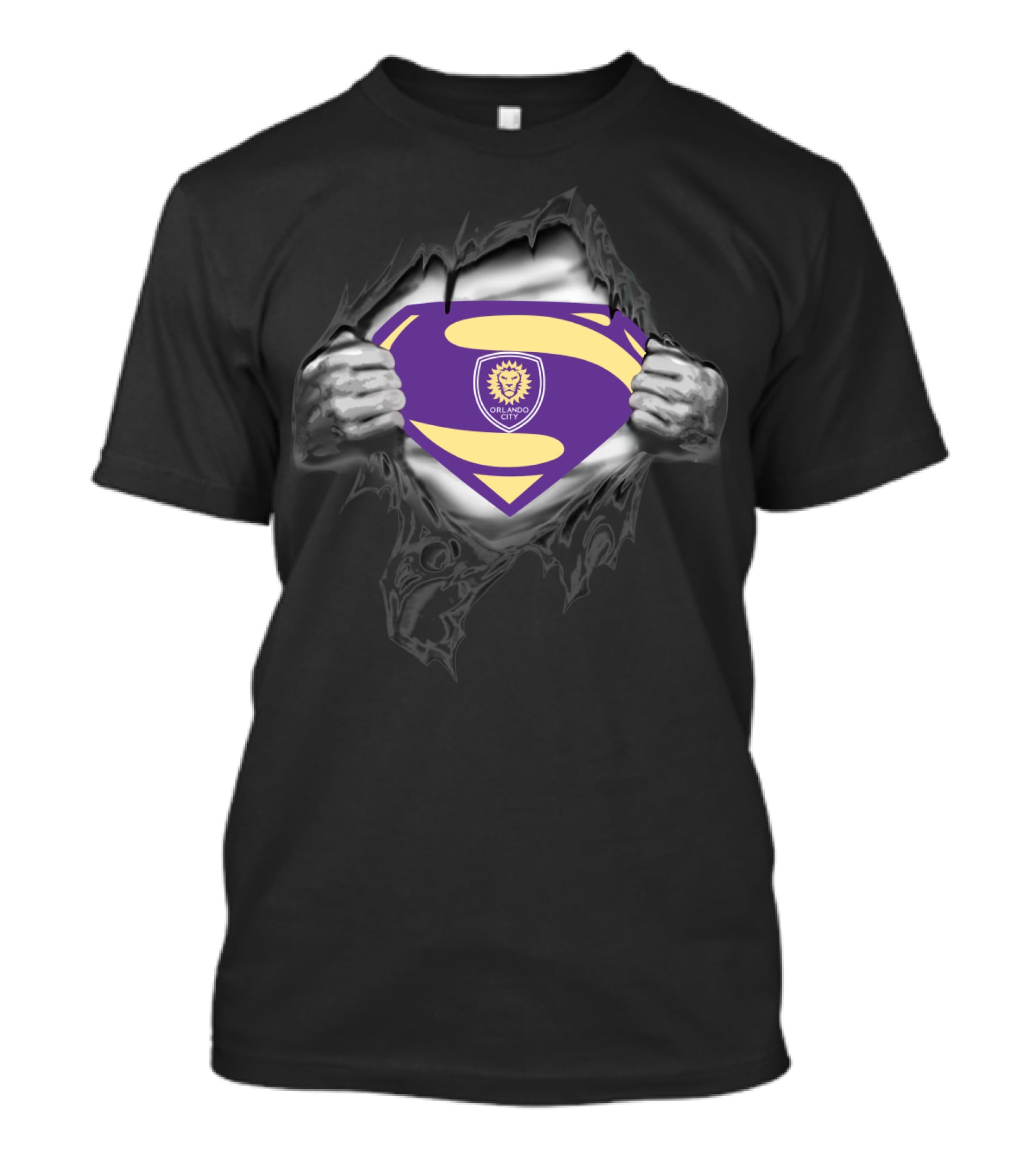 Orlando City Sc Superman Logo Fan T-Shirt