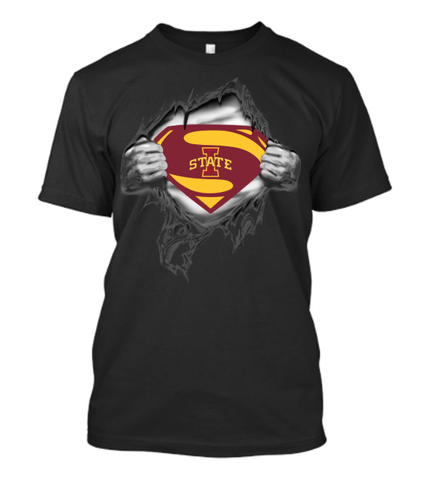 Iowa State Cyclones Superhero Logo Apparel 233 T-Shirt