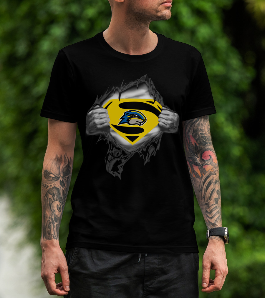Goucher Gophers Superman Style Emblem 247 T-Shirt