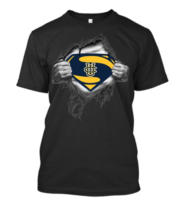 Uc Irvine Anteaters Superman Logo Style Rip Reveal T-Shirt