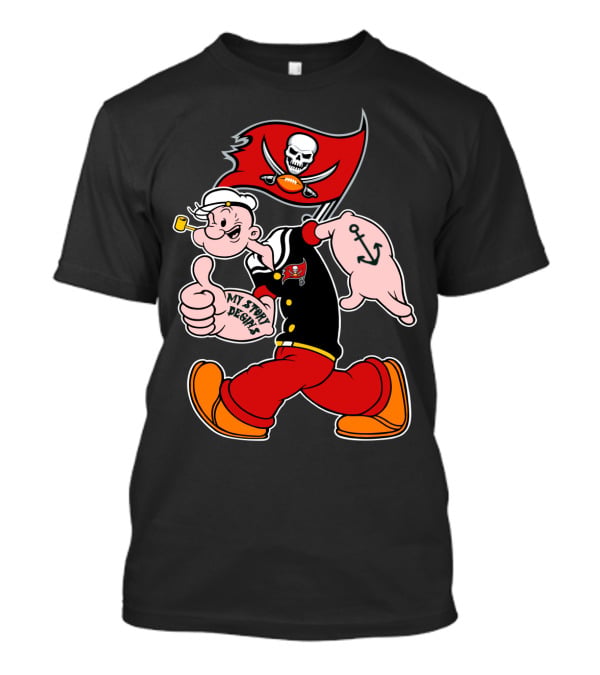Tampa Bay Buccaneers Popeye My Story Begins T-Shirt