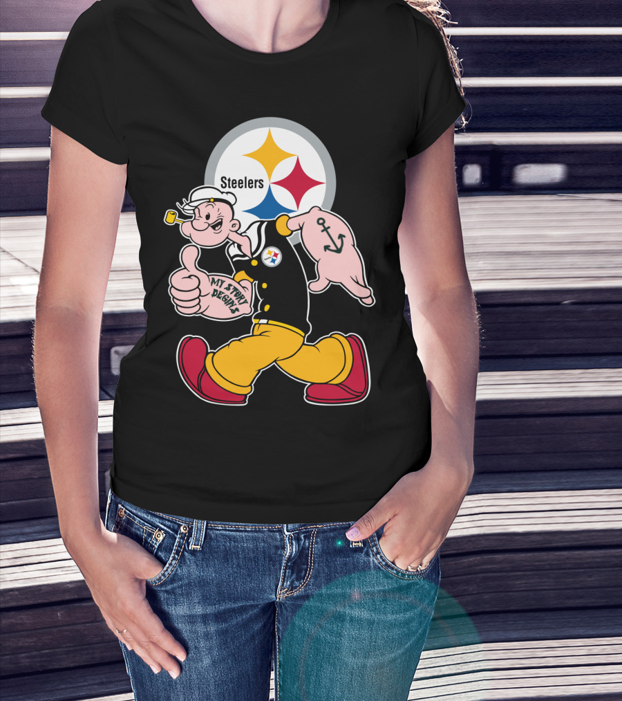 Pittsburgh Steelers My Story Begins Anchor T-Shirt