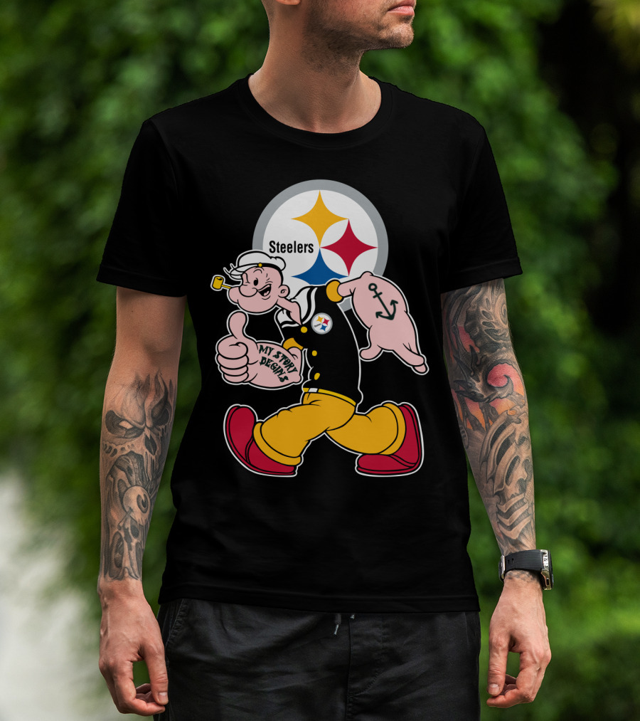 Pittsburgh Steelers My Story Begins Anchor T-Shirt